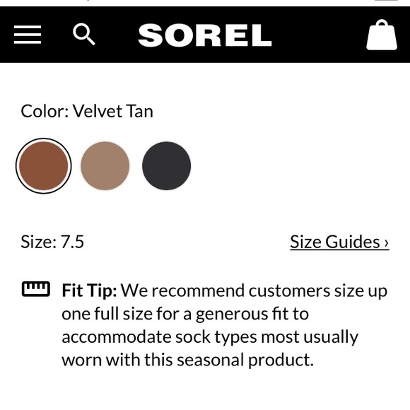 Sorel Tivoli IV Parc Boot Waterproof Insulated Womens Size 6 Velvet Tan - Picture 13 of 13